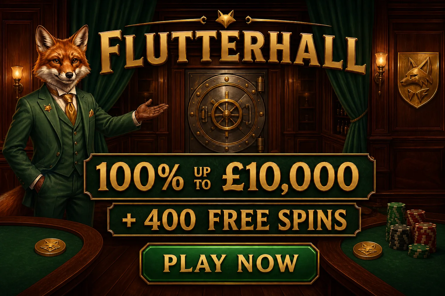 FlutterHall casino promotion